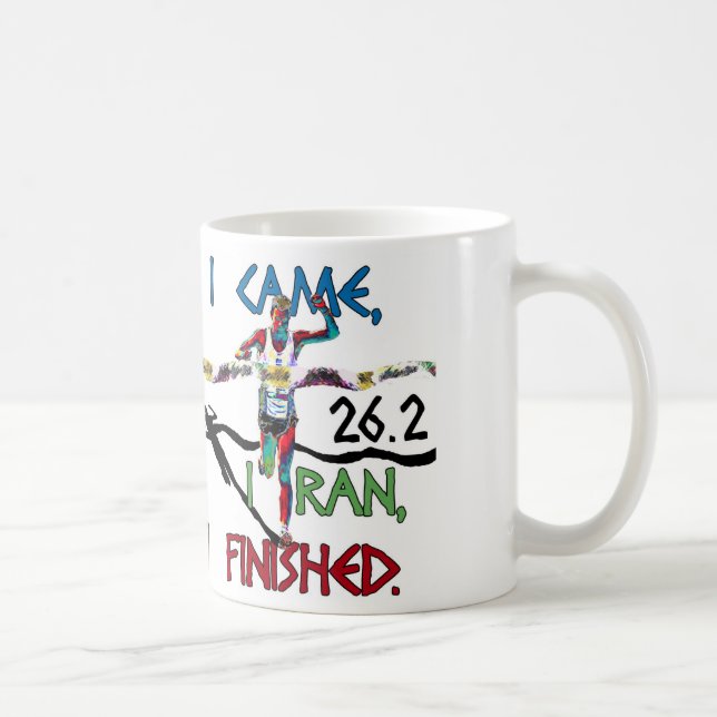 I Came, I Ran, I Finished  - 26.2 mug (Right)