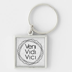 I Came, I Saw, I Conquered "Veni, Vidi, Vici" Keychain