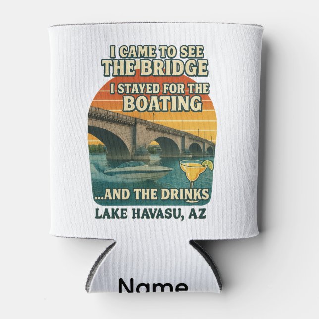 I came to see the London Bridge Mug Can Cooler (Front)