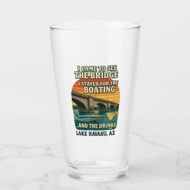 I came to see the London Bridge Mug Glass (Front)