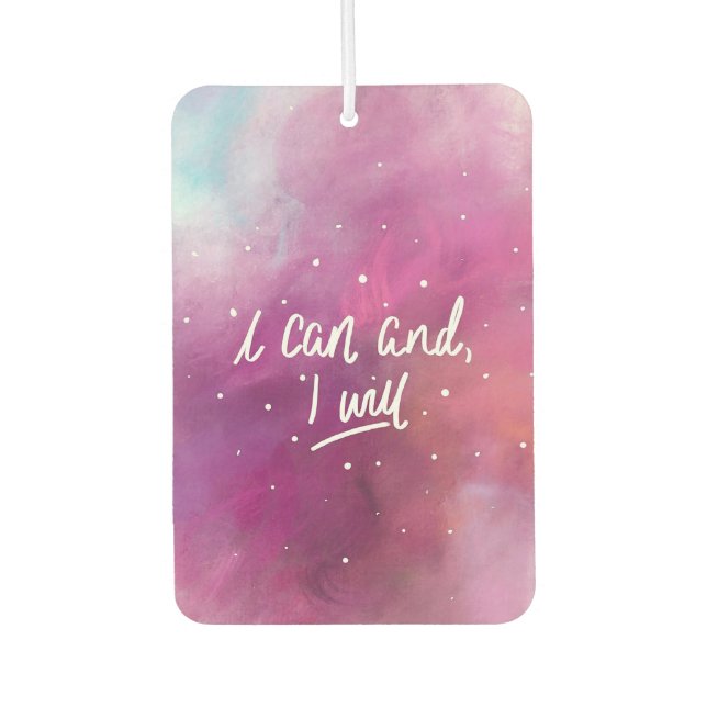 I can and I will Air Freshener (Front)