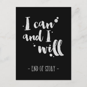 I Can And I Will - Inspirational Card