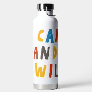 I Can And I Will Water Bottle