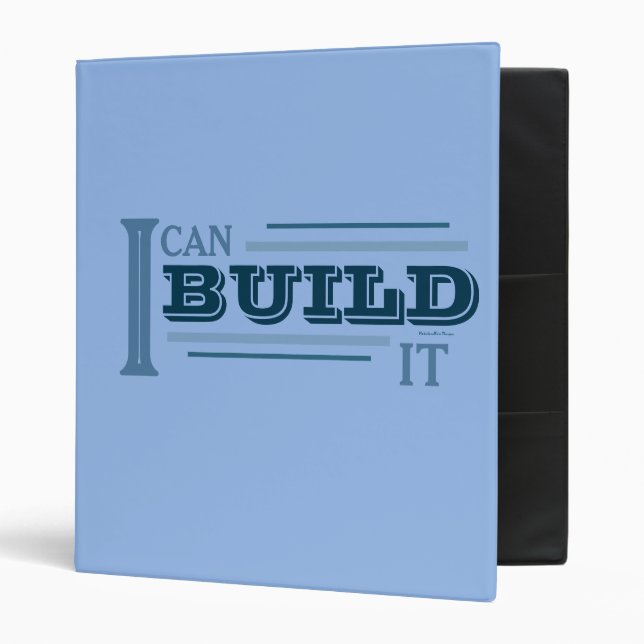I Can Build It (Blue) 1" Binder (Front/Inside)