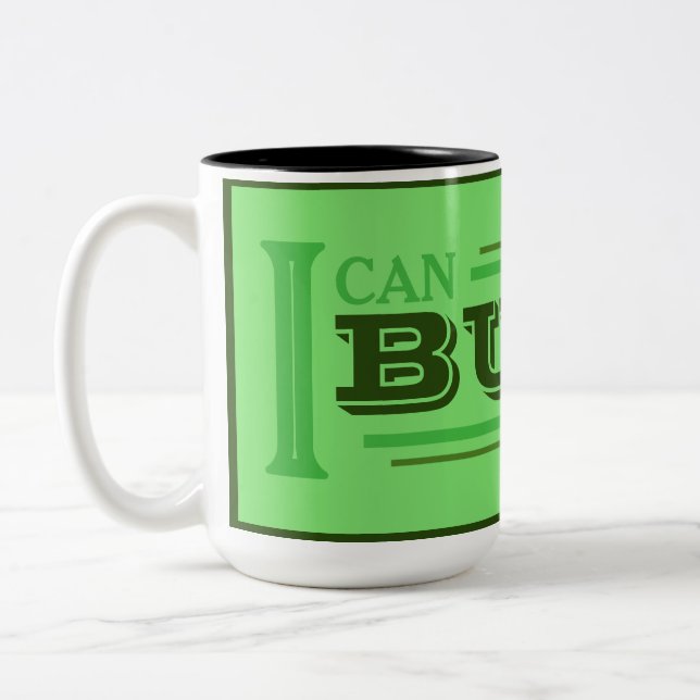 I Can Build It Coffee Mug (Green) (Left)