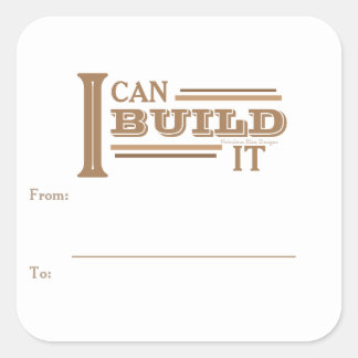 I Can Build It Shipping Labels