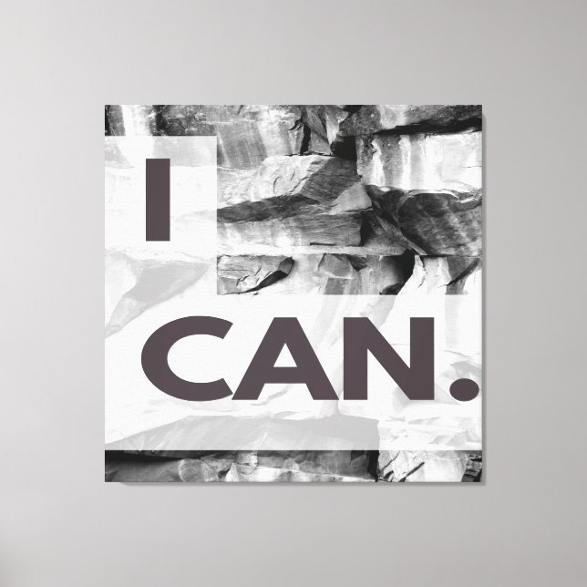I Can Canvas Print (Front)