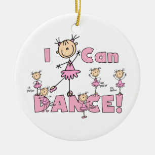 I Can Dance T-shirts and Gifts Ceramic Ornament