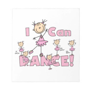 I Can Dance T-shirts and Gifts Notepad