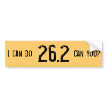 I can do 26.2 -- Can you? - Customized