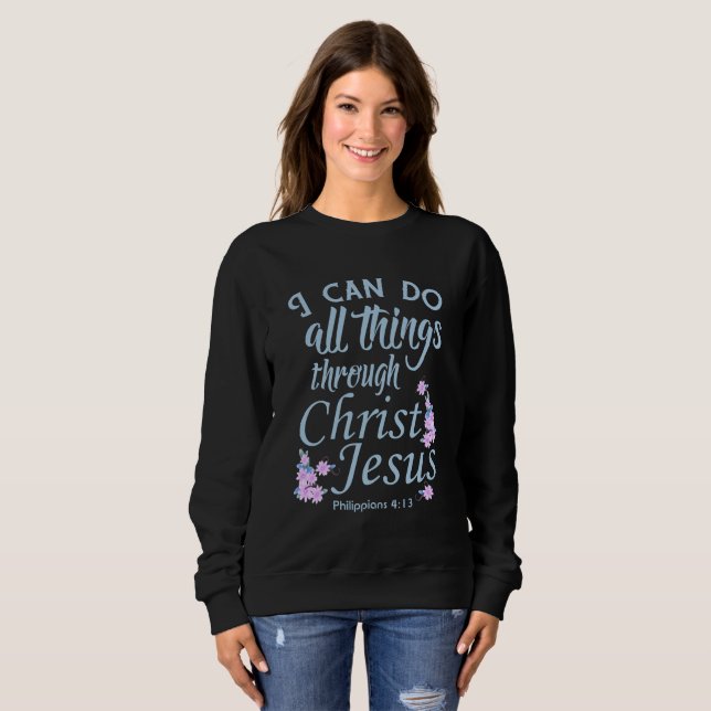 I Can Do All Things Bible Verse Shirts (Front Full)