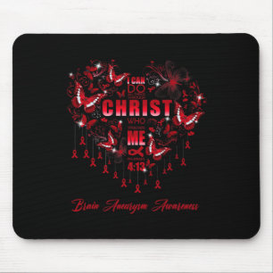 I Can Do All Things Brain Aneurysm Awareness Mouse Pad