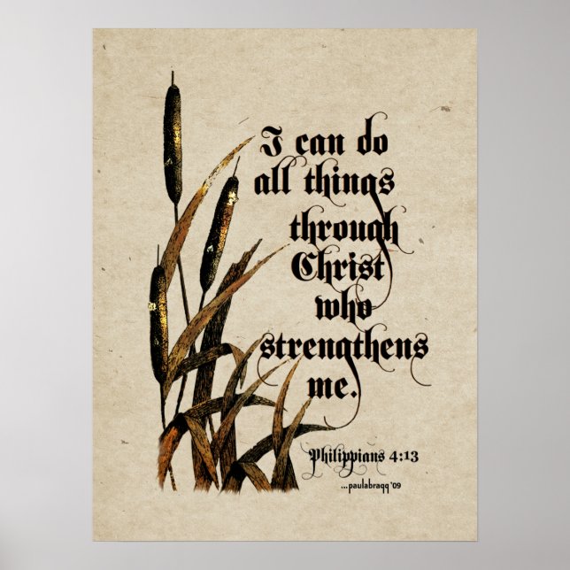 I can do all things (Philippians 4:13) Poster (Front)