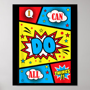 I Can Do All Things Positive Affirmations Quote Co Poster