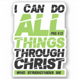 I can do all things through Christ bible verse