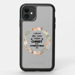 I Can Do All Things through Christ Bible Verse OtterBox Symmetry iPhone 11 Case