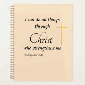 I can do all things through Christ Planner