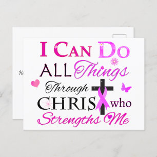 I CAN DO ALL Things Through CHRIST Postcard