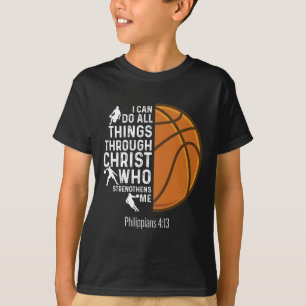 I Can Do All Things Through Christ - Sketll Player T-Shirt