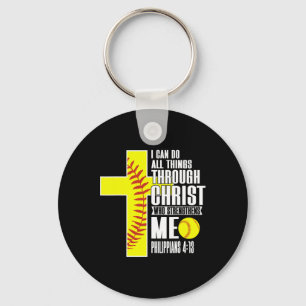 I Can Do All Things Through Christ Softll Christia Keychain