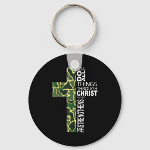 I Can Do All Things Through Christ Who Strengthens Keychain