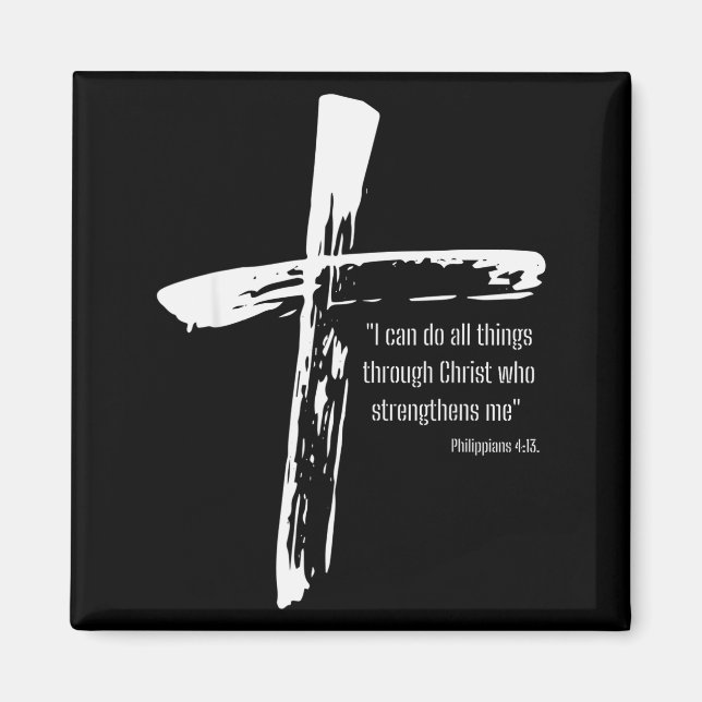 I Can Do All Things Through Christ Who Strengthens Magnet (Front)