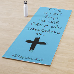 I Can Do All Things Through Christ Yoga Mat
