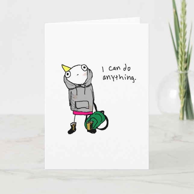 I can do anything. card (Front)