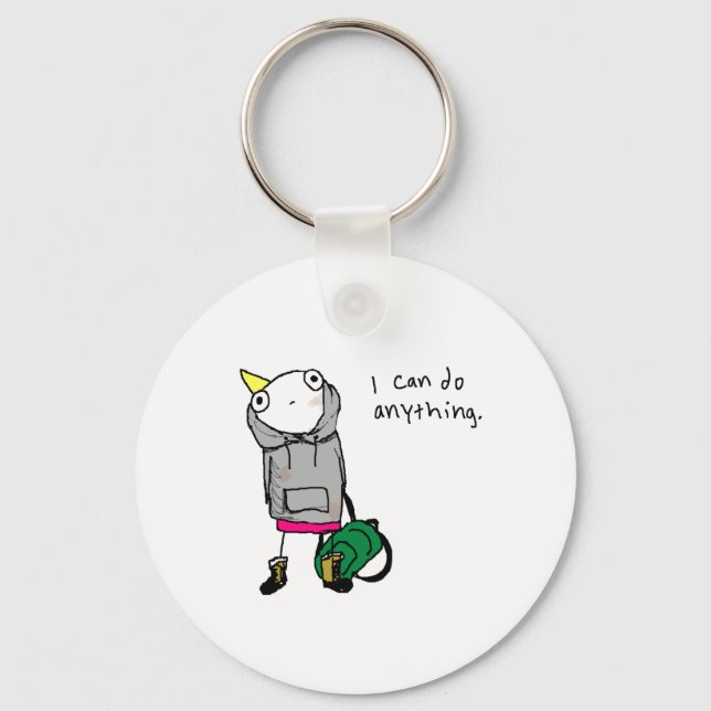 I can do anything. keychain (Front)