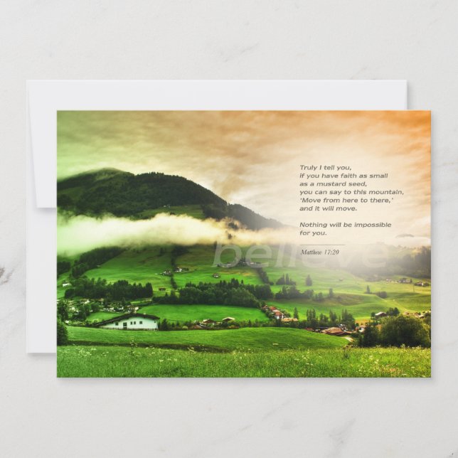 I can do everything through Him Postcard Inspirati (Front)