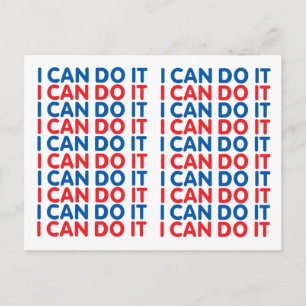 I Can Do It Postcard