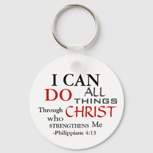I  CAN Do PHILIPPIANS 4:13 Keychain