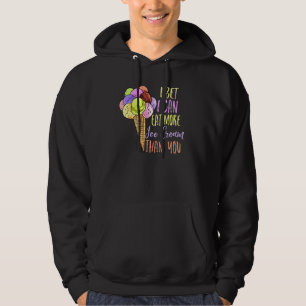 I Can Eat More Ice Cream Summer Ice Cream Party Sq Hoodie