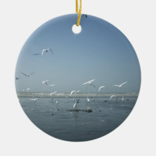I can flying ceramic ornament