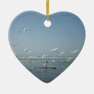 I can flying ceramic ornament