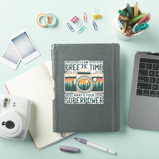 I CAN FREEZE TIME WHAT'S YOUR SUPERPOWER (iPad Cover)