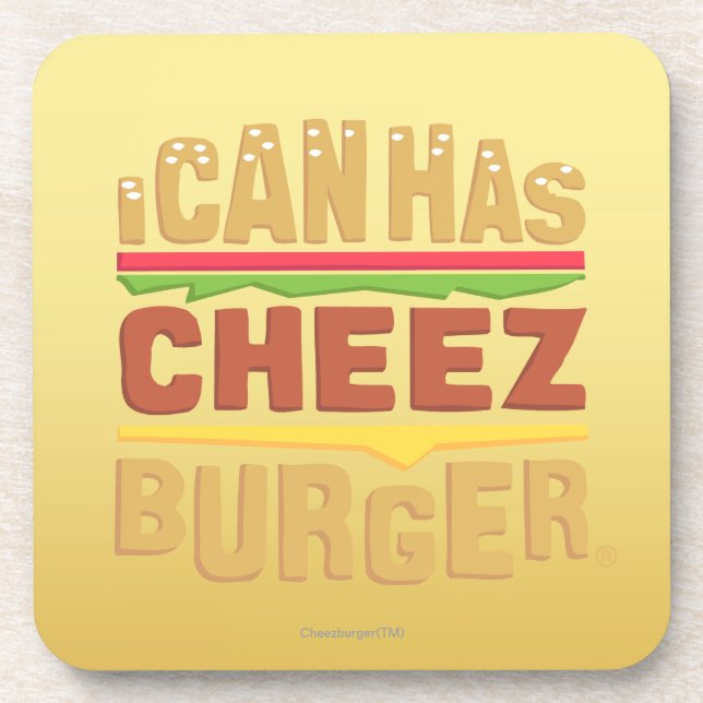 I Can Has Cheezburger Logo Coaster (Front)