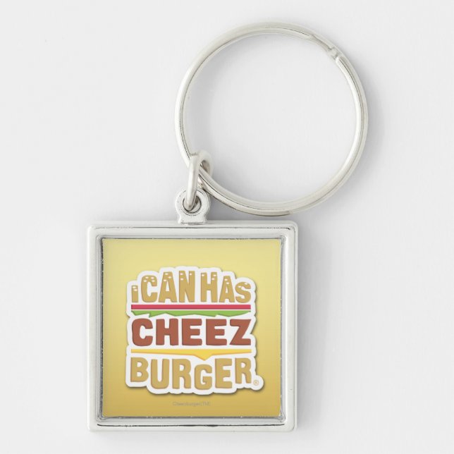 I Can Has Cheezburger (shadow) Keychain (Front)