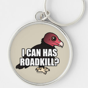 I Can Has Roadkill? Keychain