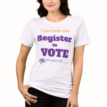 I Can Help Register to Vote Womens TriBlend Tshirt