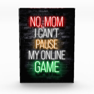 I Can Not Pause My Online Game Photo Block