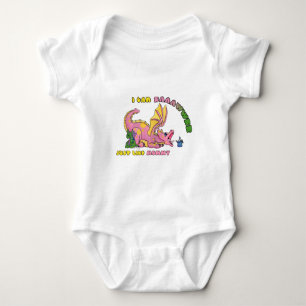 I can RAWR, Just Like Mommy cute baby dragon girl Bodysuit
