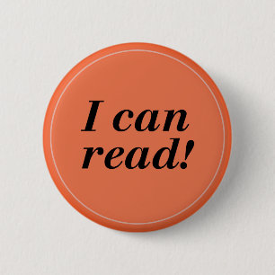 I can Read -Reader/Student/Kindergarten 2 Inch Round Button