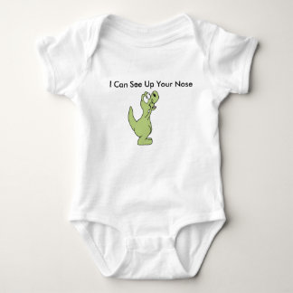 I Can See Up Your Nose Baby Bodysuit