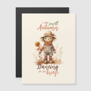 I Can Smell Autumn – Rustic Scarecrow & Sunflower