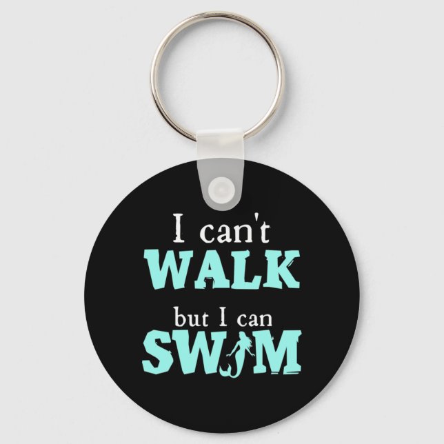 I Can Swim Keychain (Front)