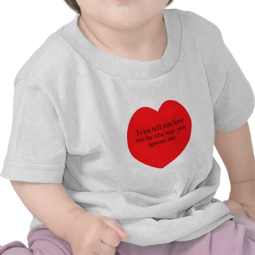 I Can You Tell You Love Me (black) T-shirts