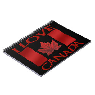 I Canada Canada Journal Canada Souvenir Notebooks