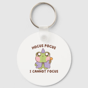 I Cannot Focus Funny Adhd Sitive Frog  Keychain