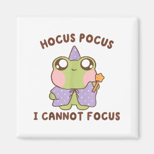 I Cannot Focus Funny Adhd Sitive Frog  Magnet